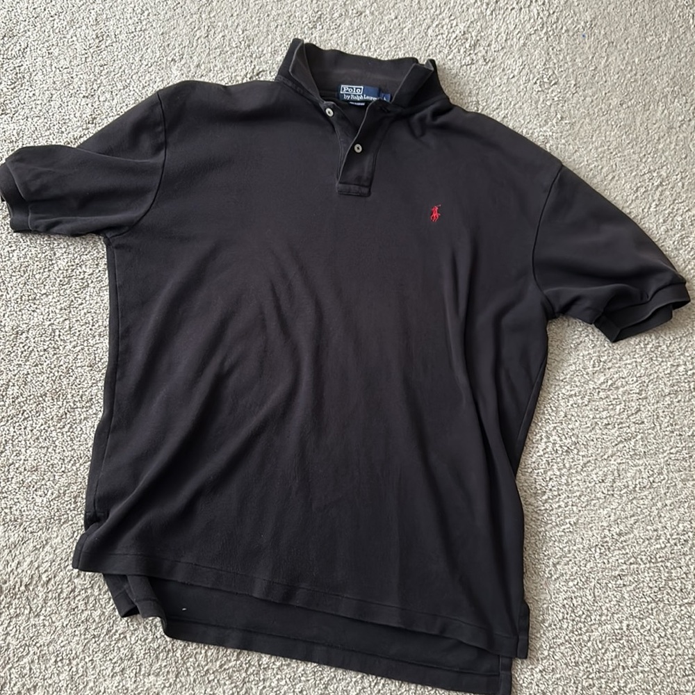 black/red polo by ralph lauren